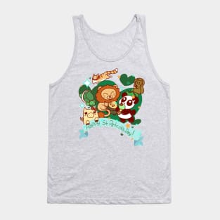 Happy St. Patrick's Day Animals Tank Top